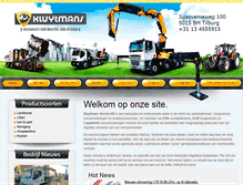 Tablet Screenshot of kluytmansservice.nl